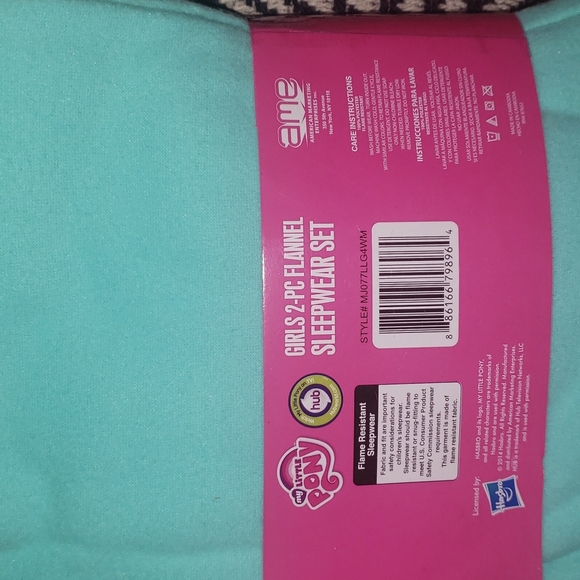 My Little Pony Flannel Pajama Set - Picture 3 of 4